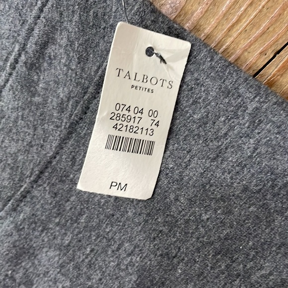 Talbots Straight Dark Grey Gray Jogger Sweatpants US Size Mp - Picture 4 of 6